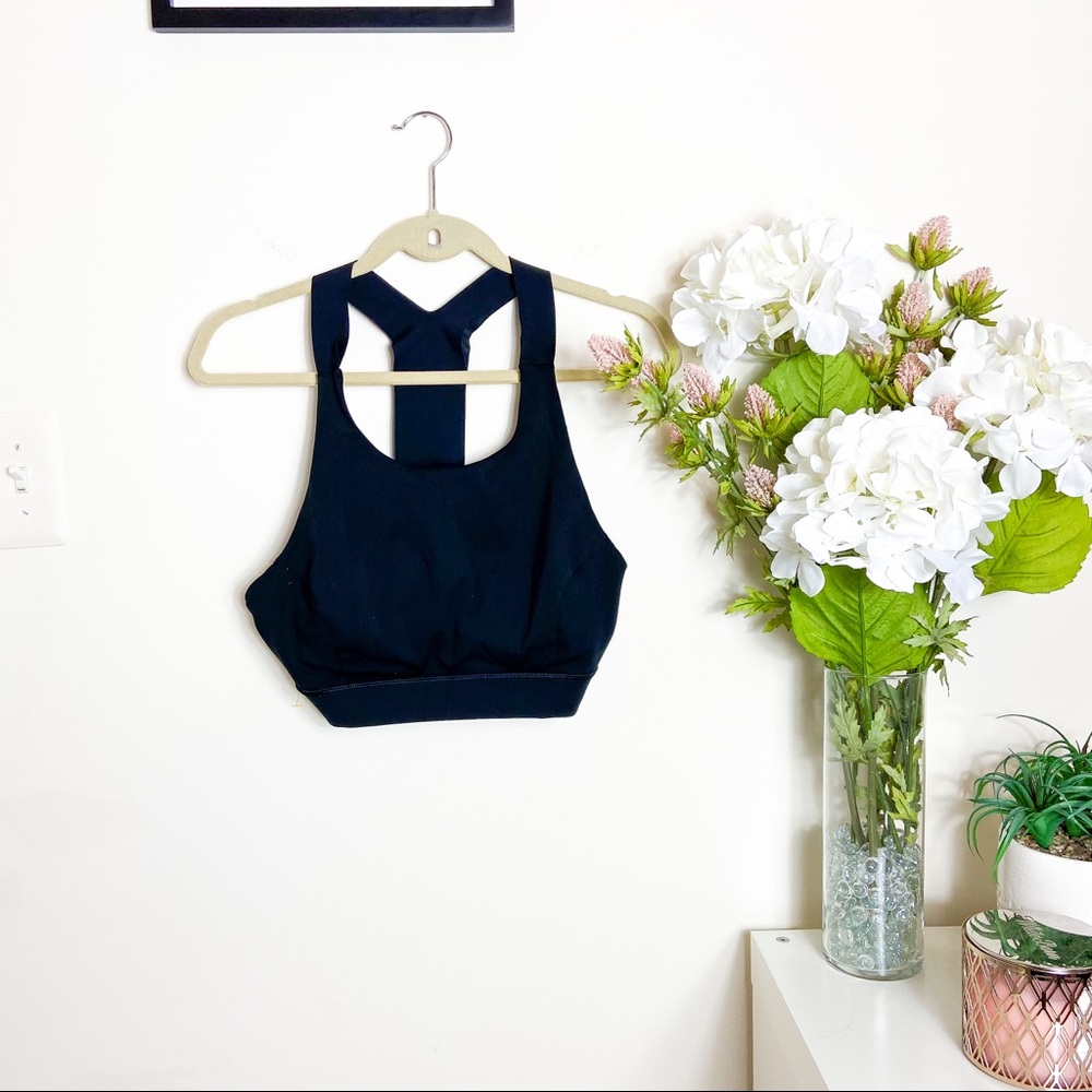 Lululemon Black Strappy Sports Bra